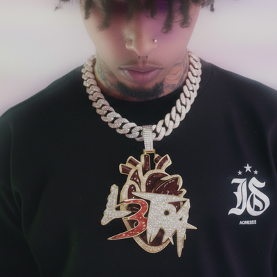 Colgante L3tra Grande Oro 18K