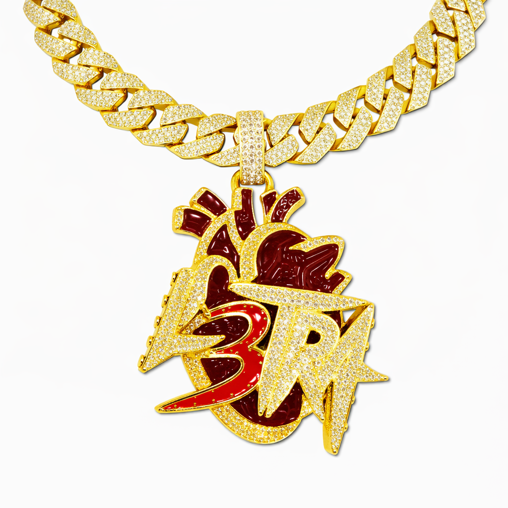 Colgante L3tra Grande Oro 18K