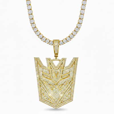 14K Gold Megatron Pendant