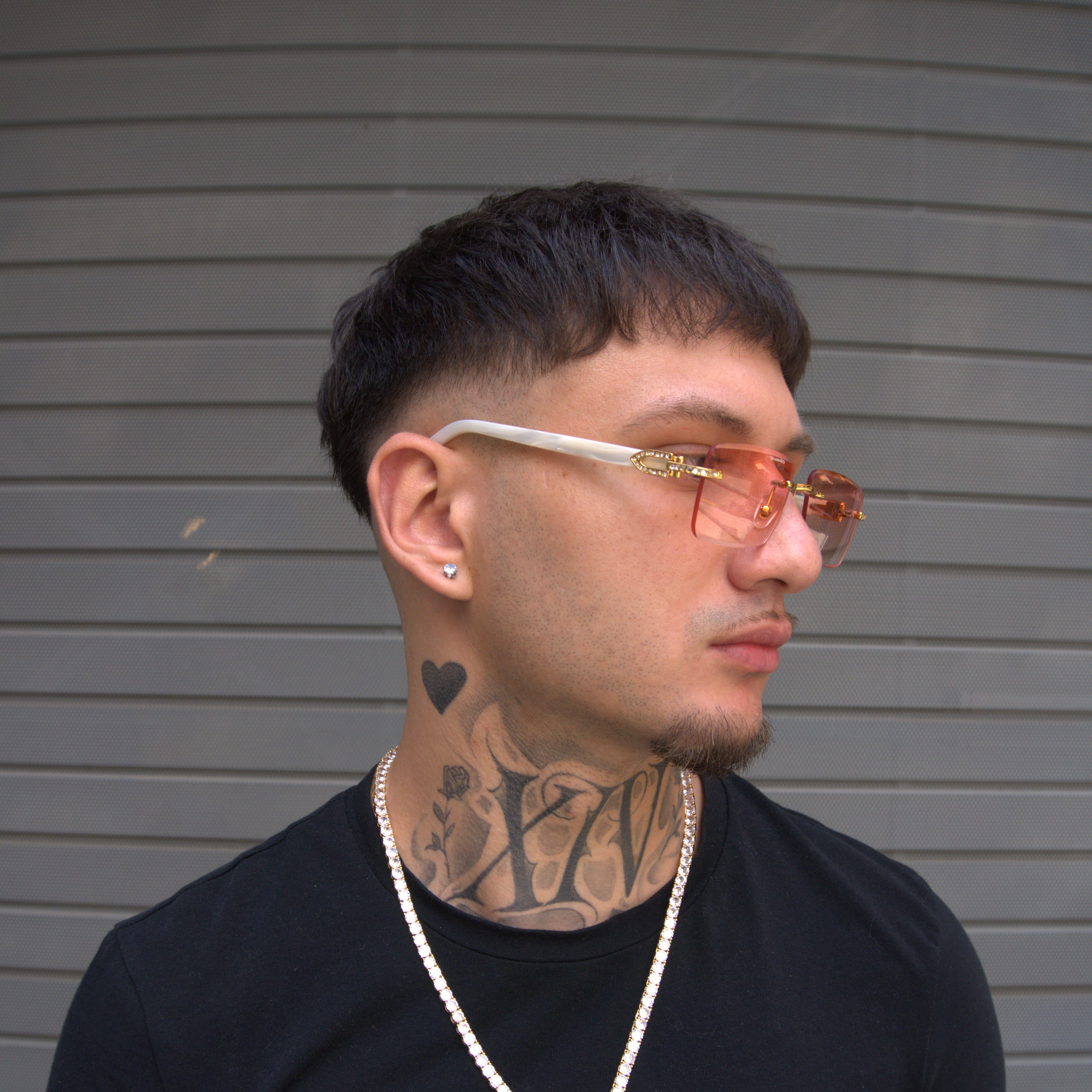 Luxx Red White Glasses