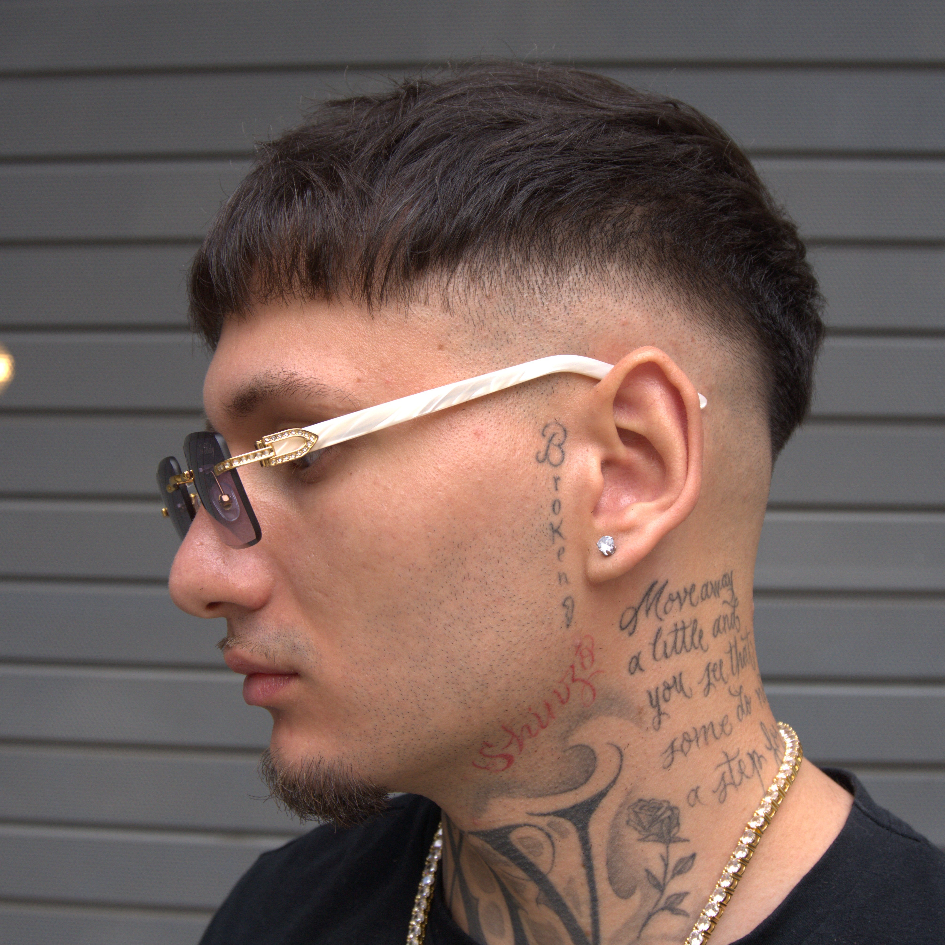 Luxx Black White Glasses