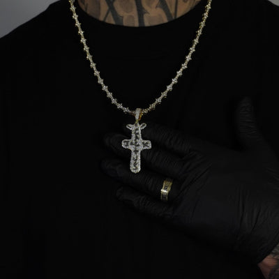Colgante Cactus Oro 14K
