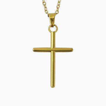 Colgante Cruz Redonda Oro 18K de Ice Baby