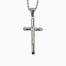 Crucifix Pendant – White Gold