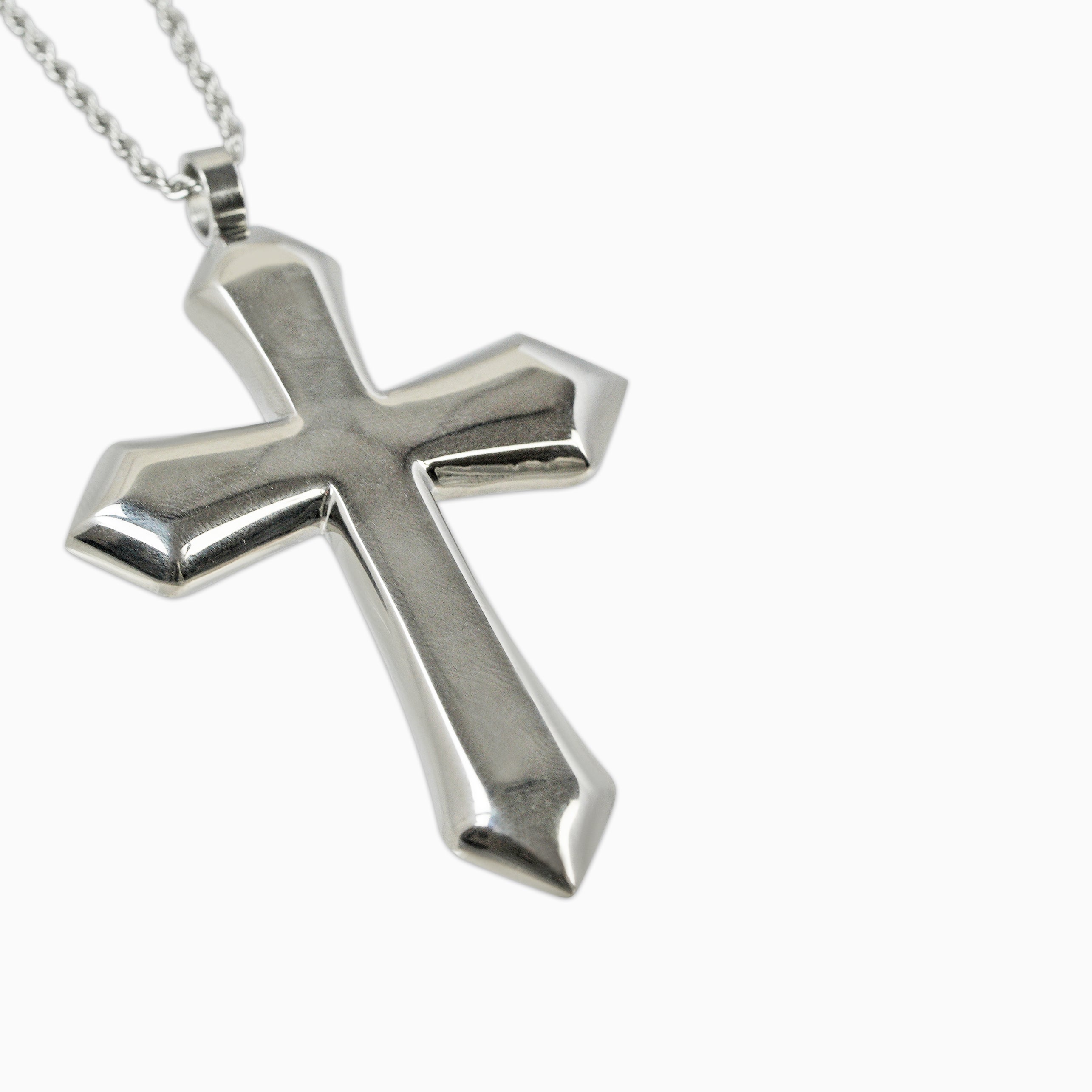 RHOMBUS CROSS PENDANT