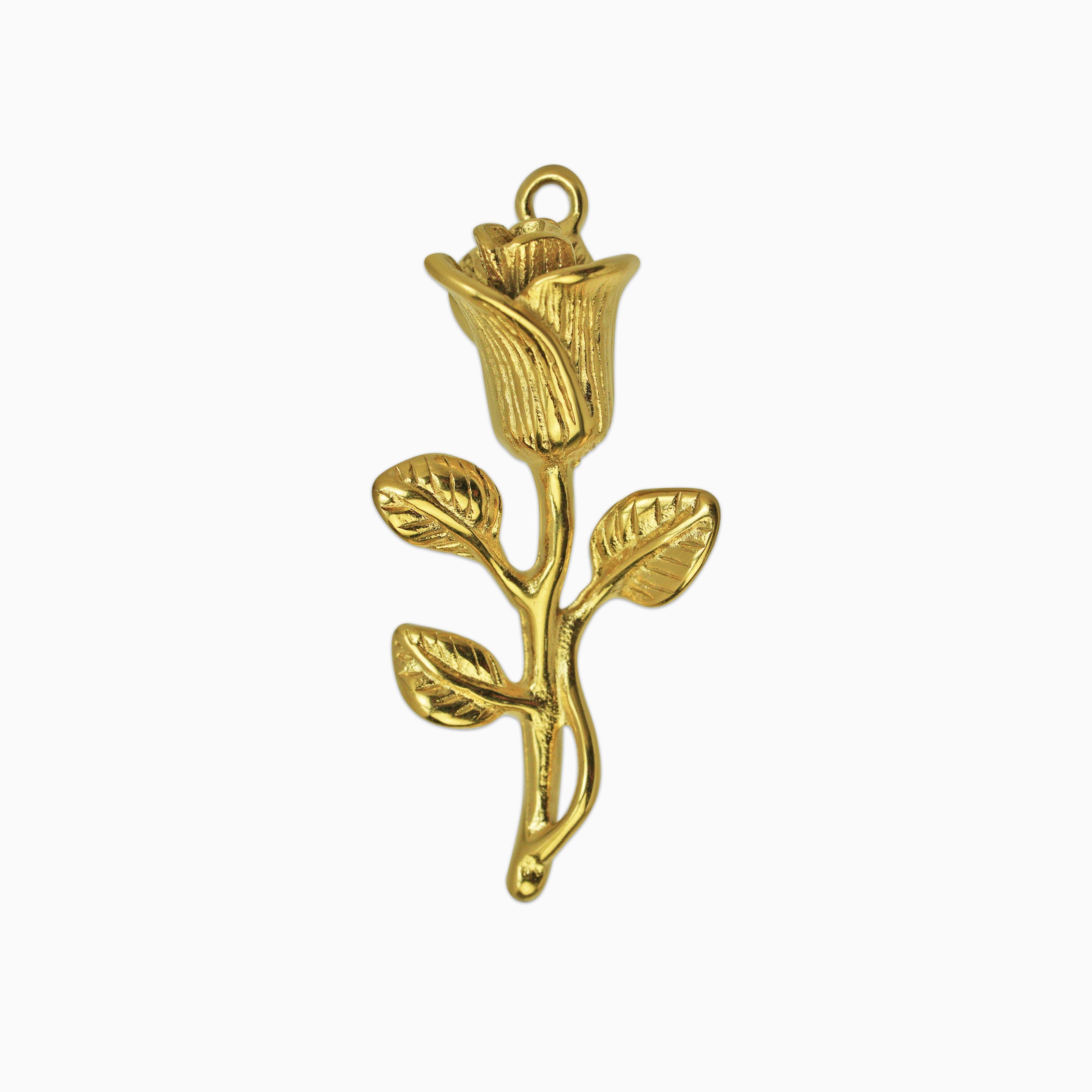 Colgante Rosa Oro 18K