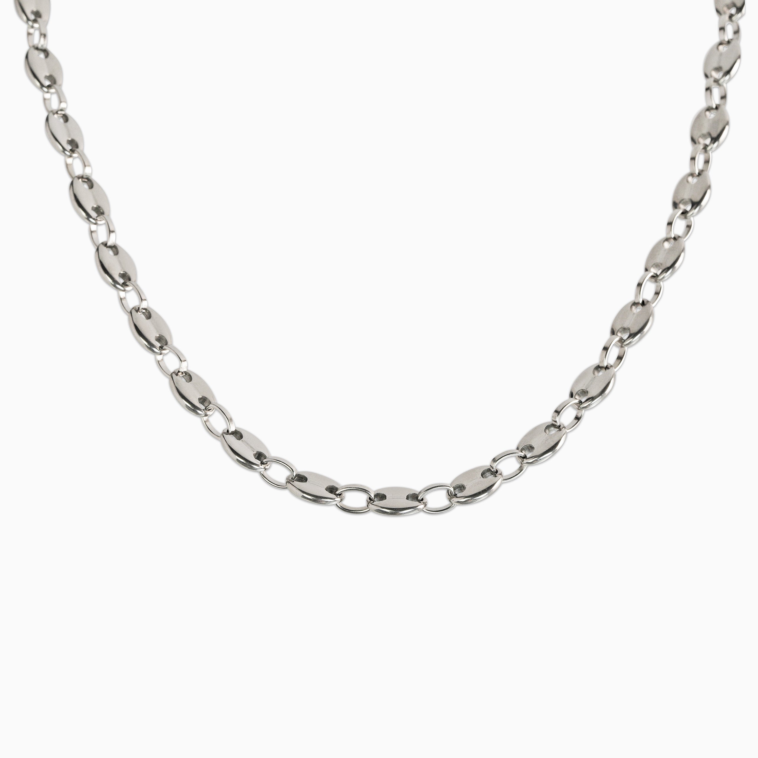 Cadena Gucci Link 11 Mm Oro Blanco