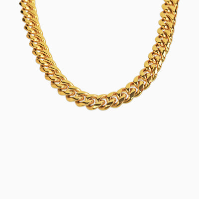 Cadena Cubana Miami Oro 18K