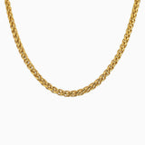 Cadena Franco De 6 Mm Chapada En Oro De 18 K Oro 18K