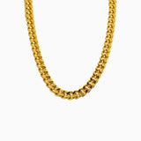 Cadena Cubana Premium Oro 18K