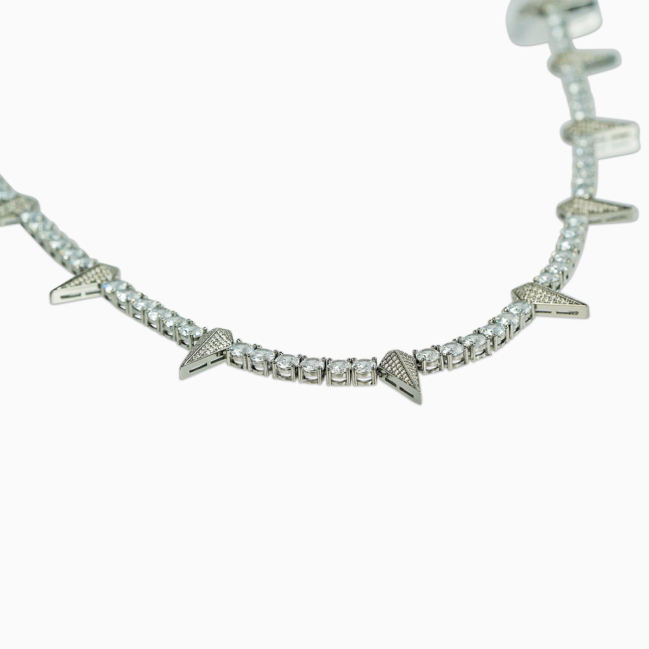 Wakanda Silver Tennis Chain 5mm White Gold