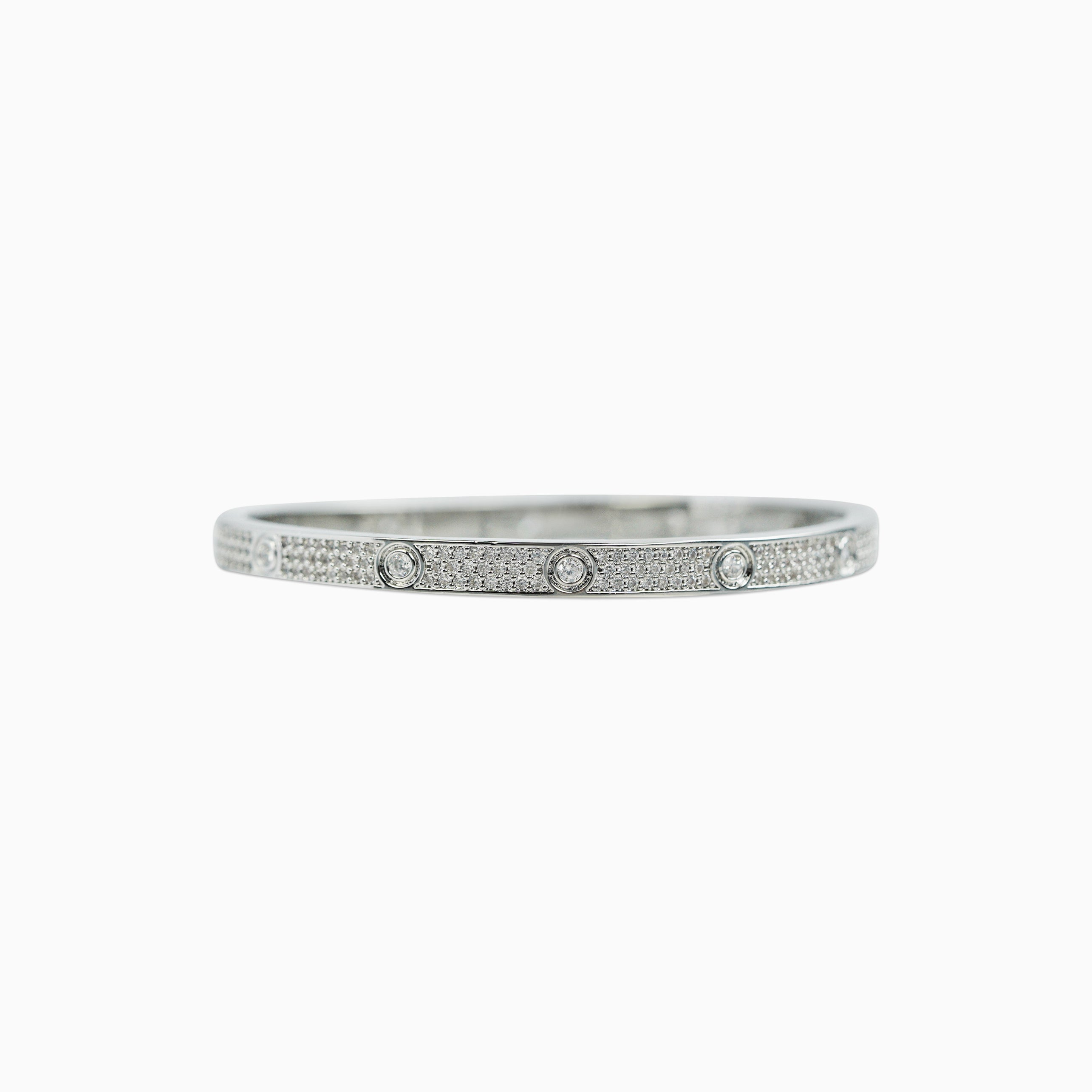 Love Ice White Gold Bracelet for Women