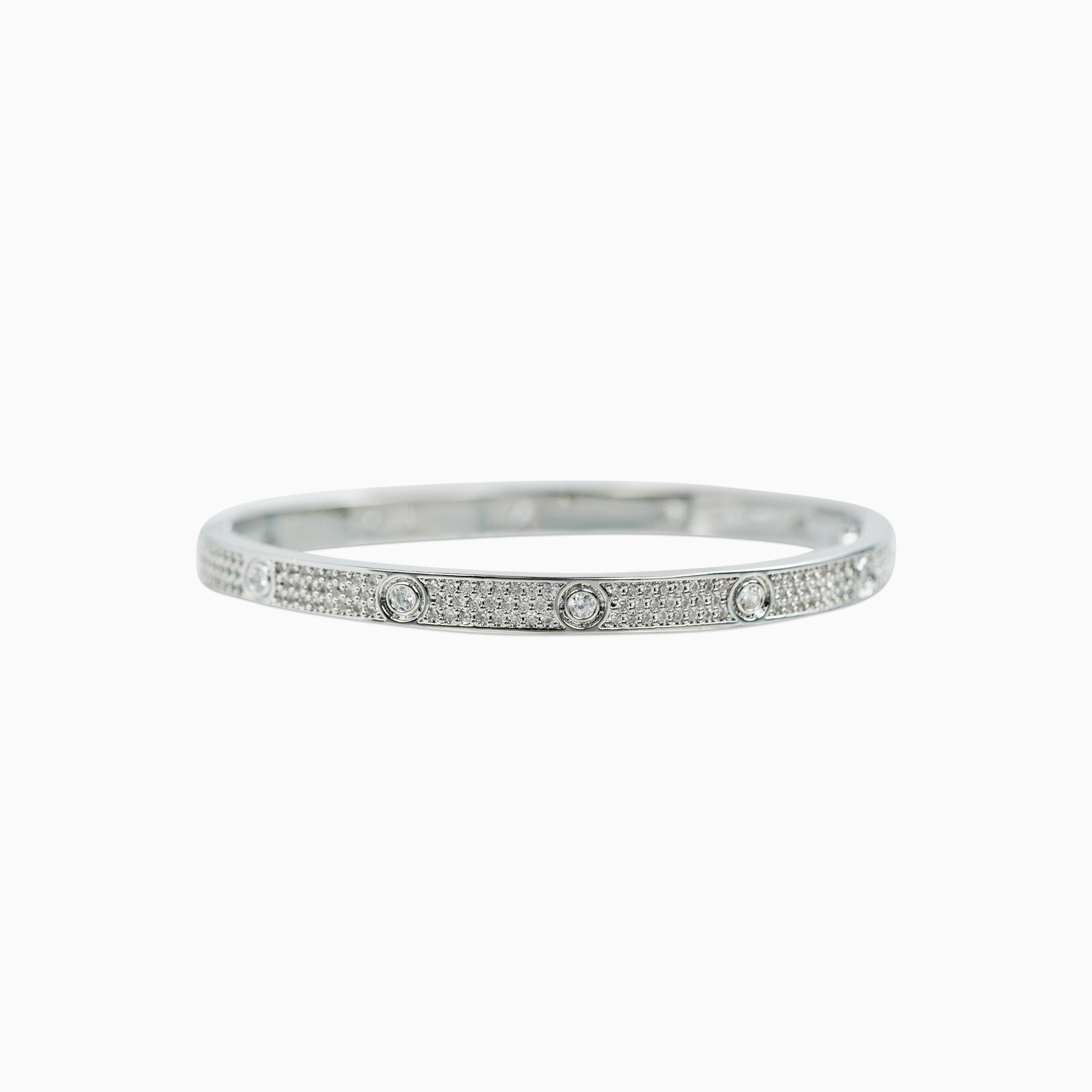 Love Ice White Gold Bracelet for Women