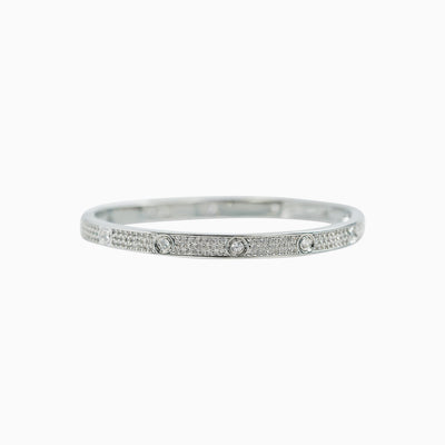 Brazalete Love Ice Oro Blanco Mujer