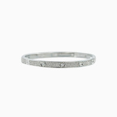 Brazalete Love Ice Oro Blanco Mujer