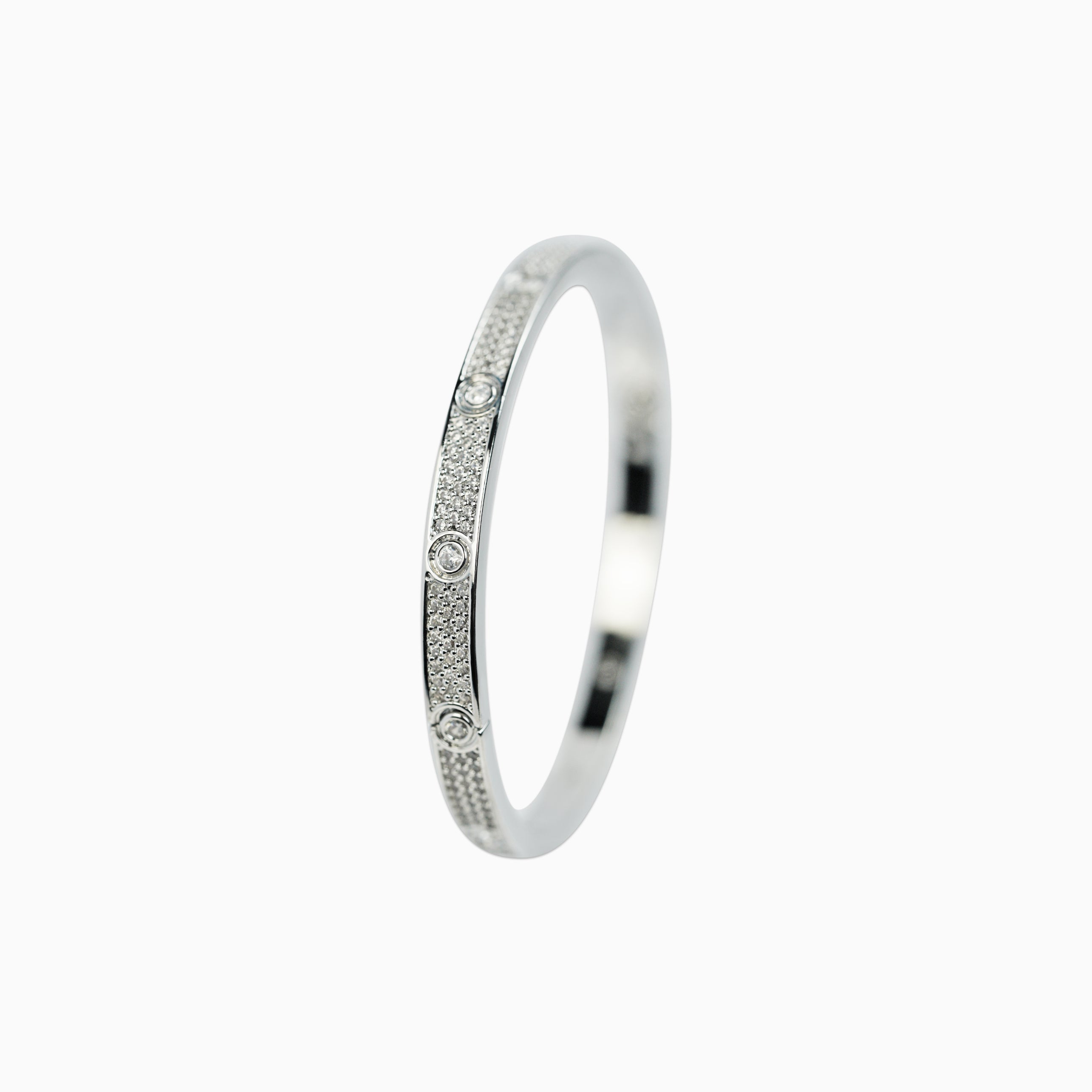 Love Ice White Gold Bracelet for Women