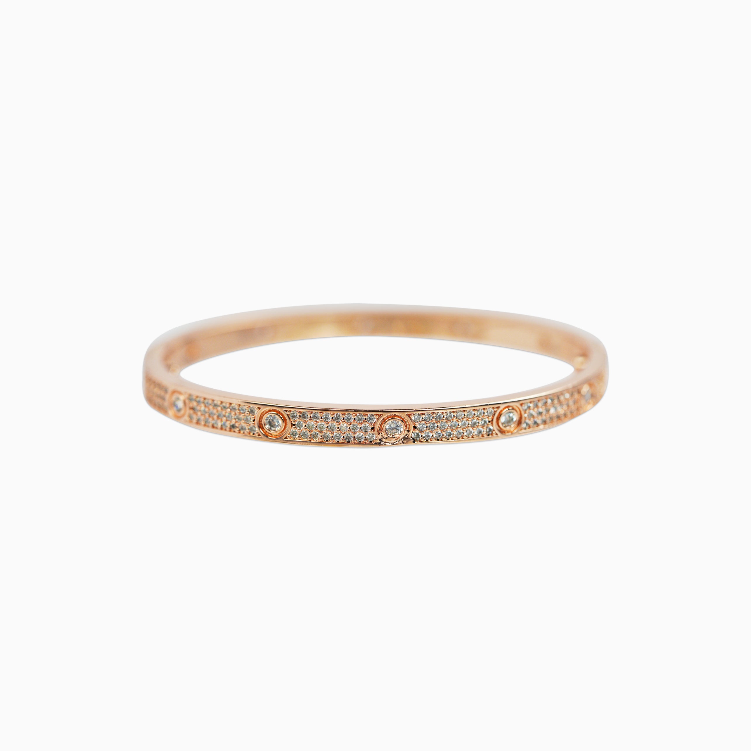 Love Ice Rose Gold Bracelet for Women