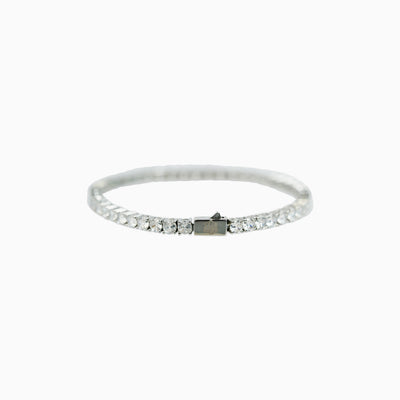 Brazalete Tenis 2.0 Oro Blanco