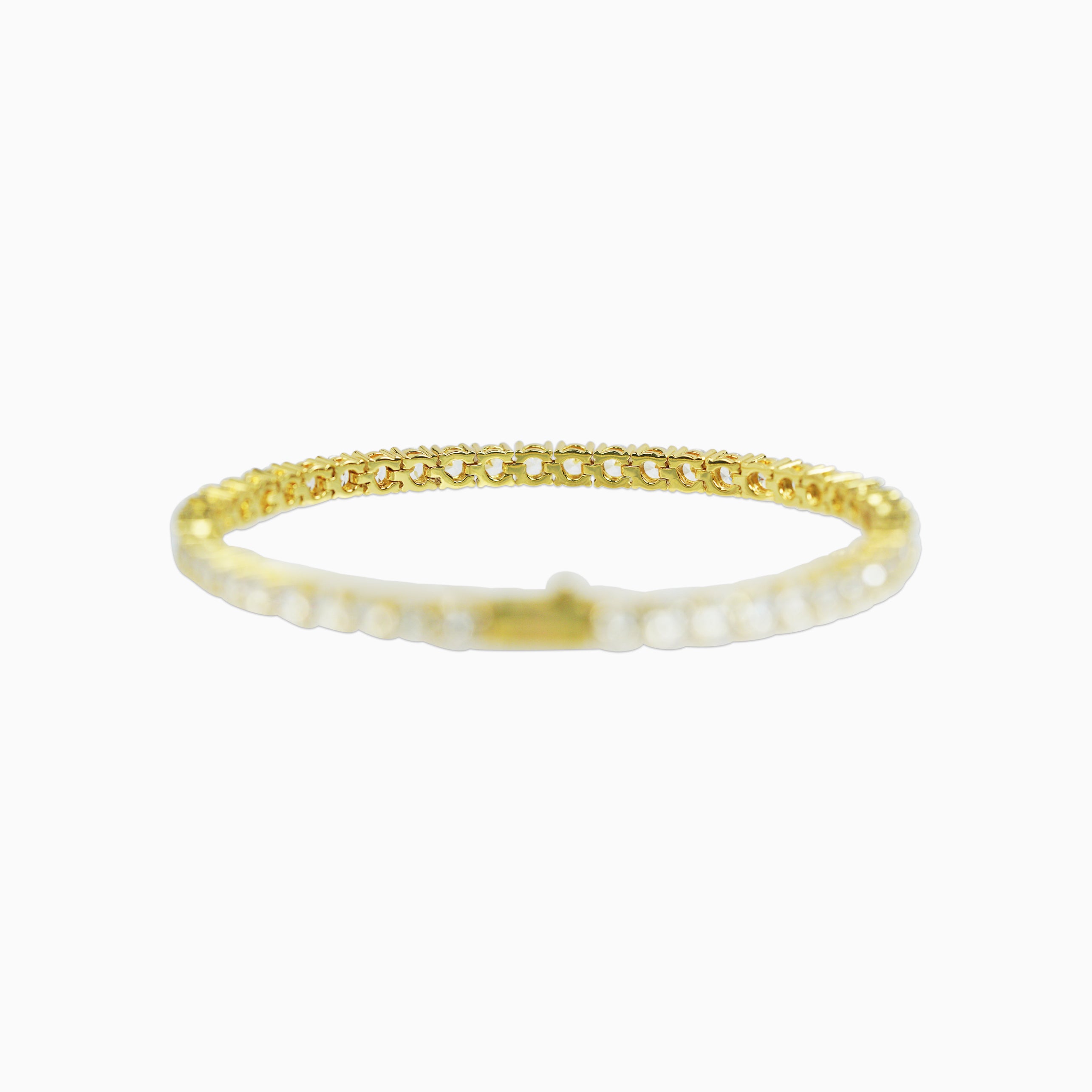 Brazalete Tenis 2.0 Oro 18K
