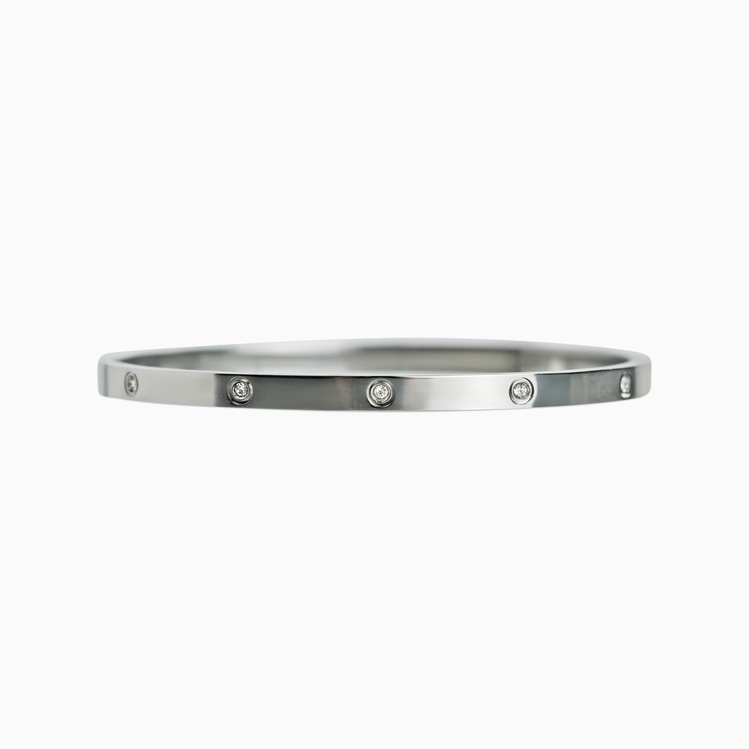 White Gold Love Bracelet for Women