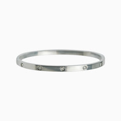 Brazalete Love Oro Blanco Mujer