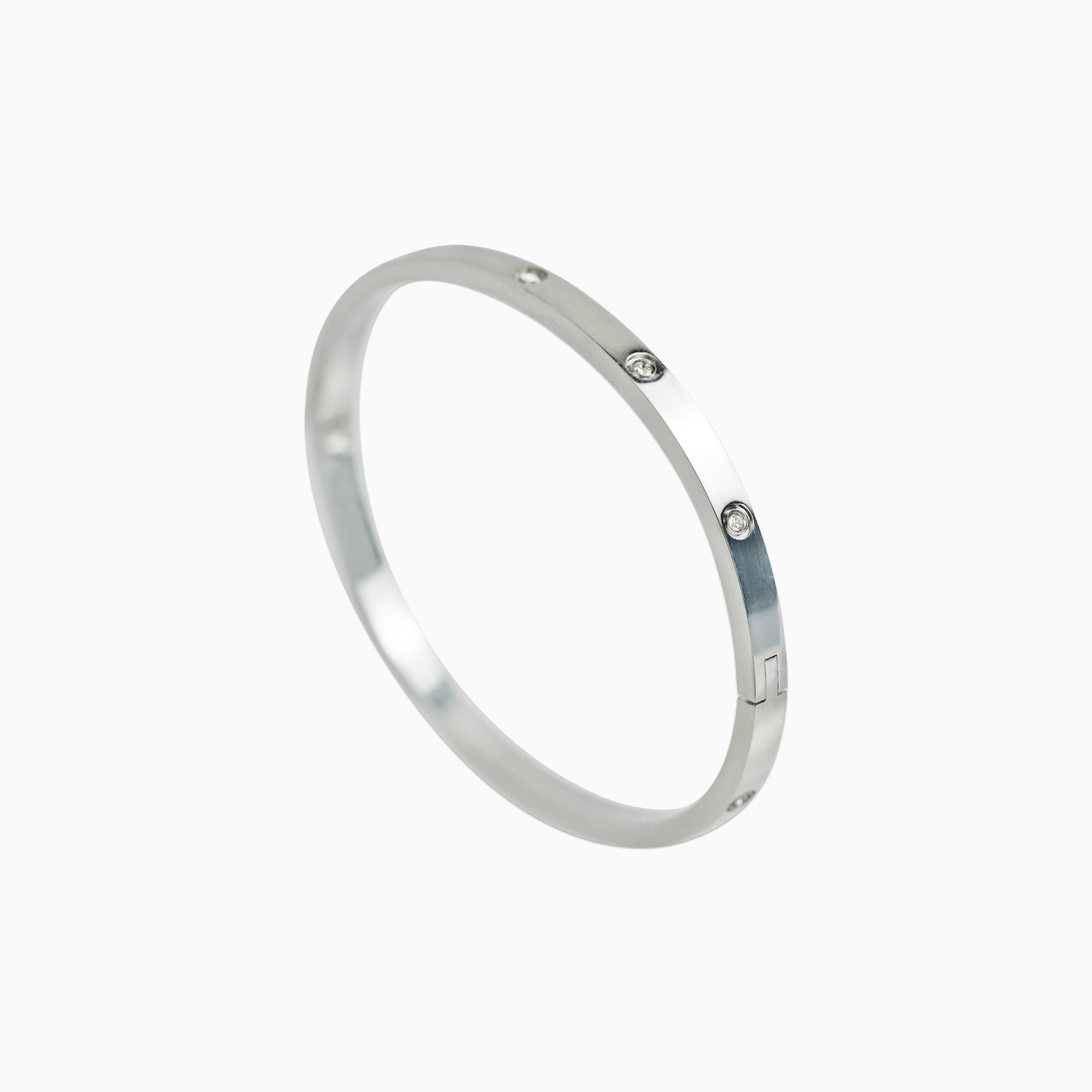 White Gold Love Bracelet for Women