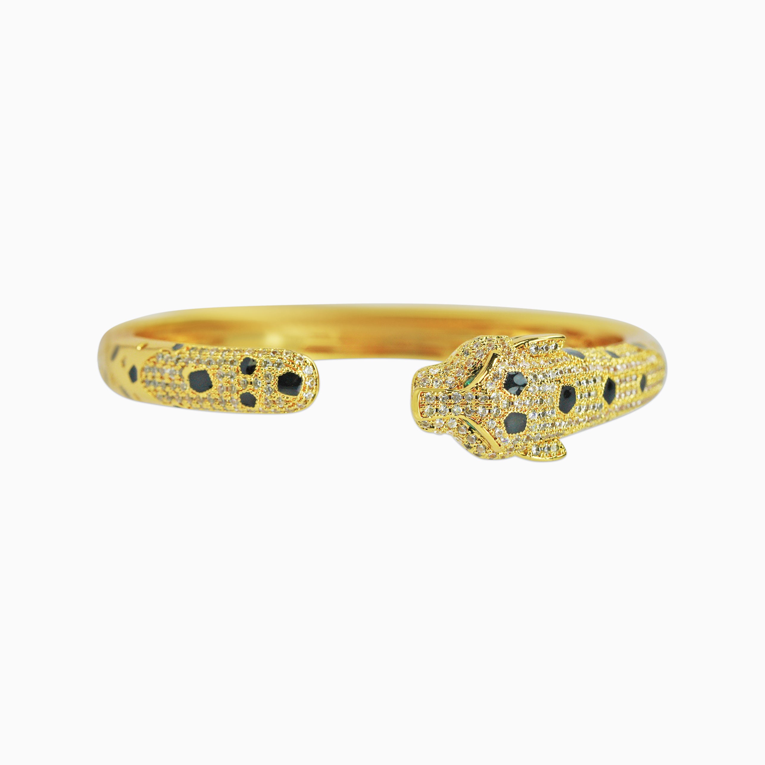 Brazalete Pantera Ice Oro 18K