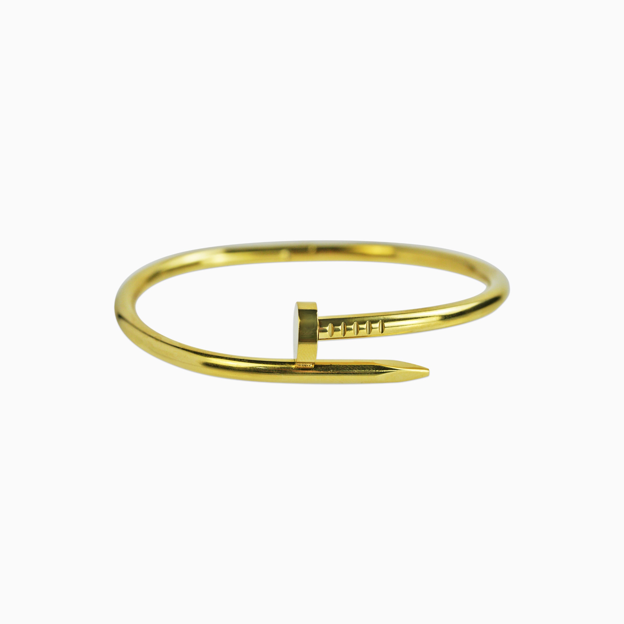 18K Gold Nail Bracelet for Women