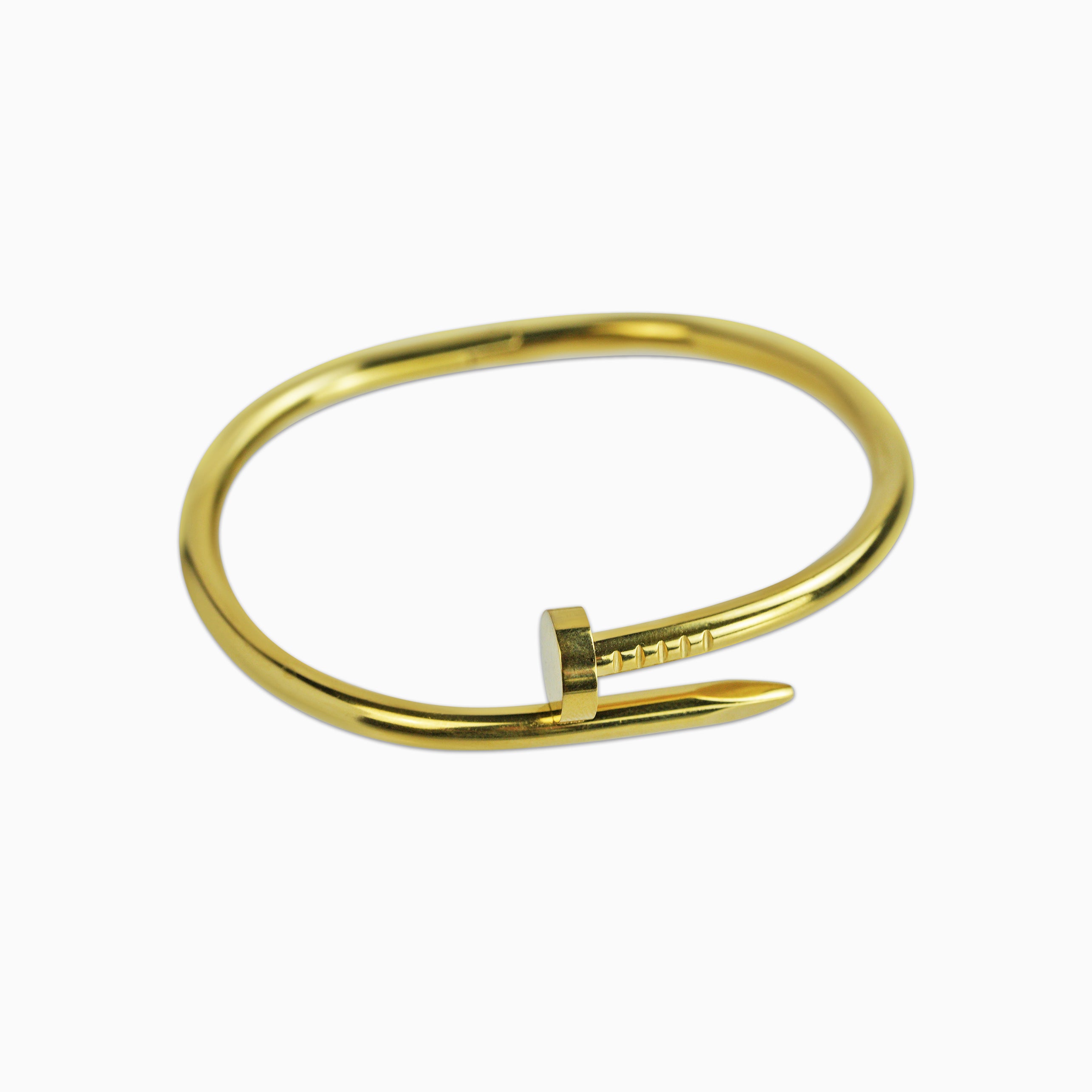 18K Gold Nail Bracelet for Women