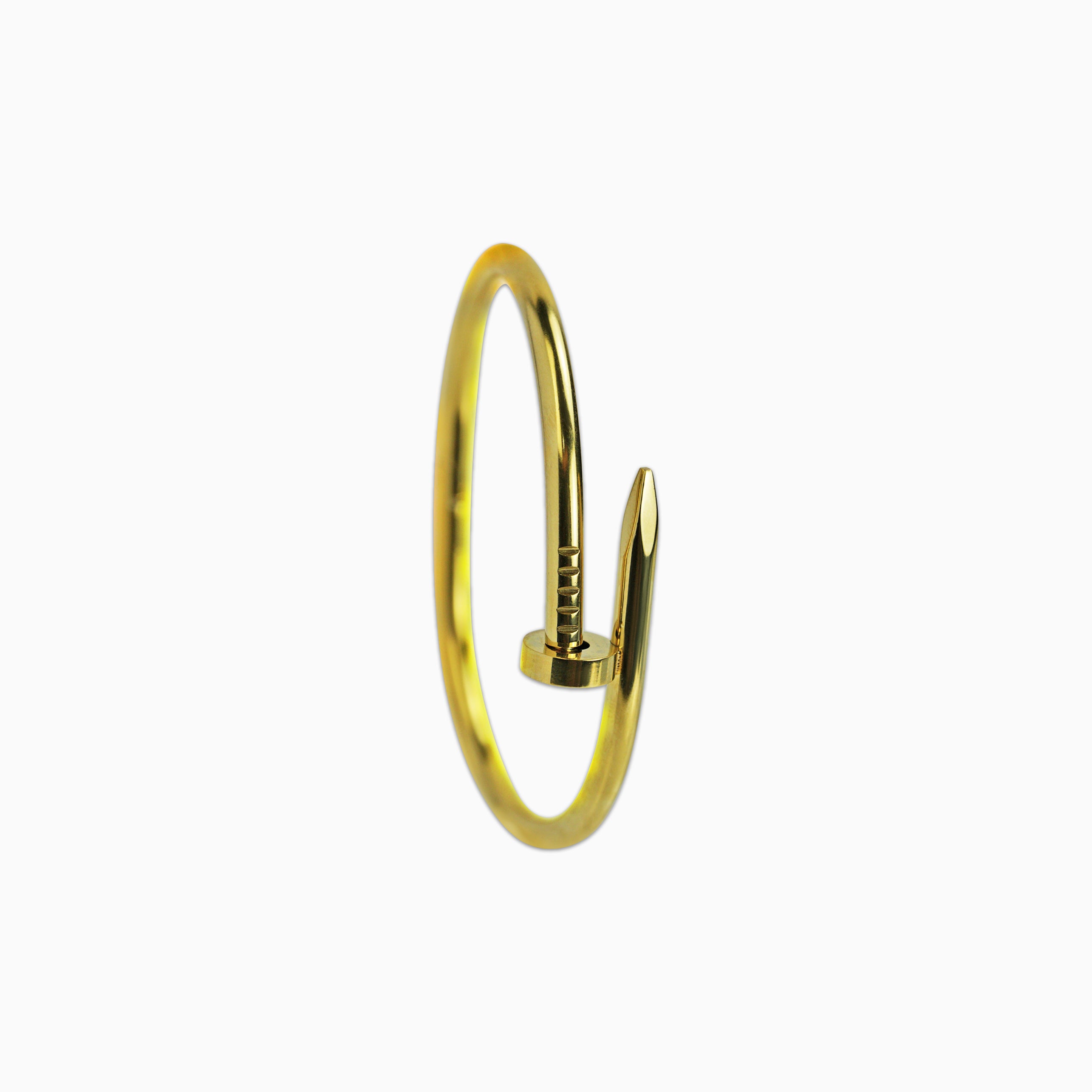 18K Gold Nail Bracelet for Women