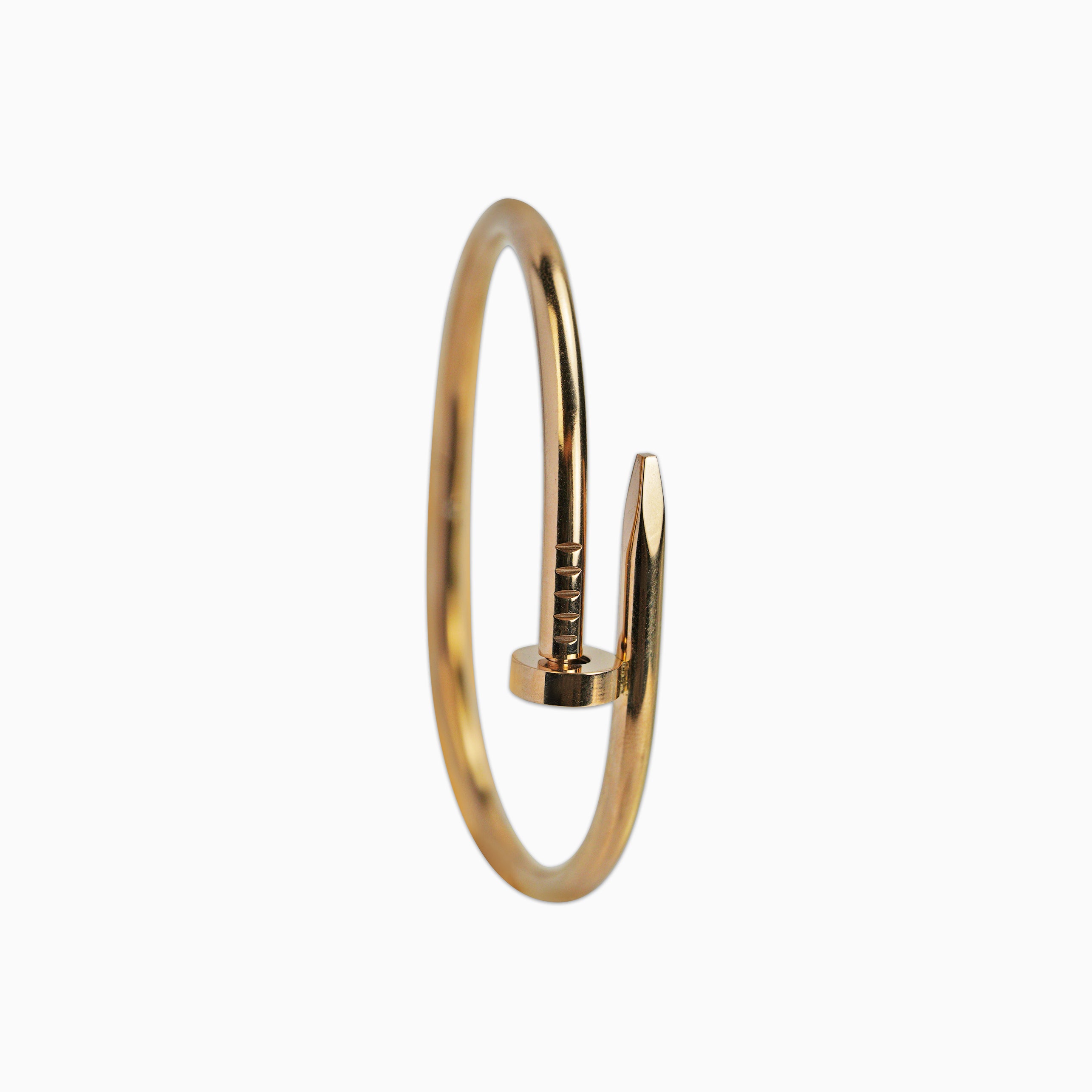Rose Gold Nail Bracelet for Women