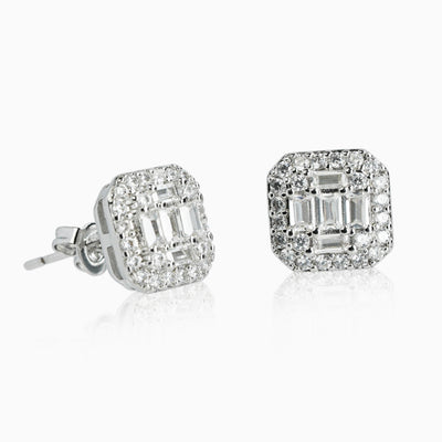 Pendientes Baguettes Deluxe Plata 925