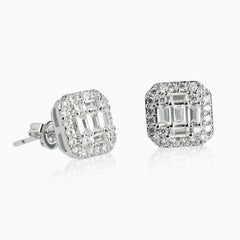 Pendientes Baguettes Deluxe Plata 925