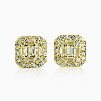Pendientes Baguettes Deluxe Oro 18K