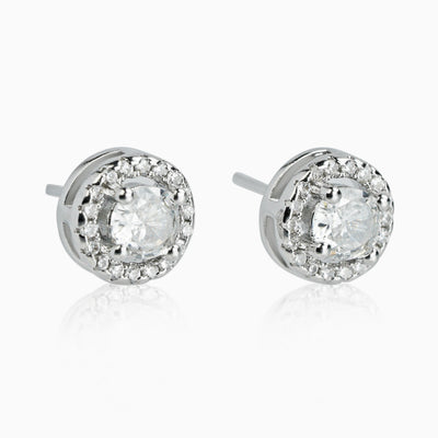 Pendientes Diamond Regular Plata 925