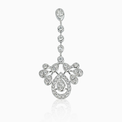 Pendiente Araña Mujer Plata 925