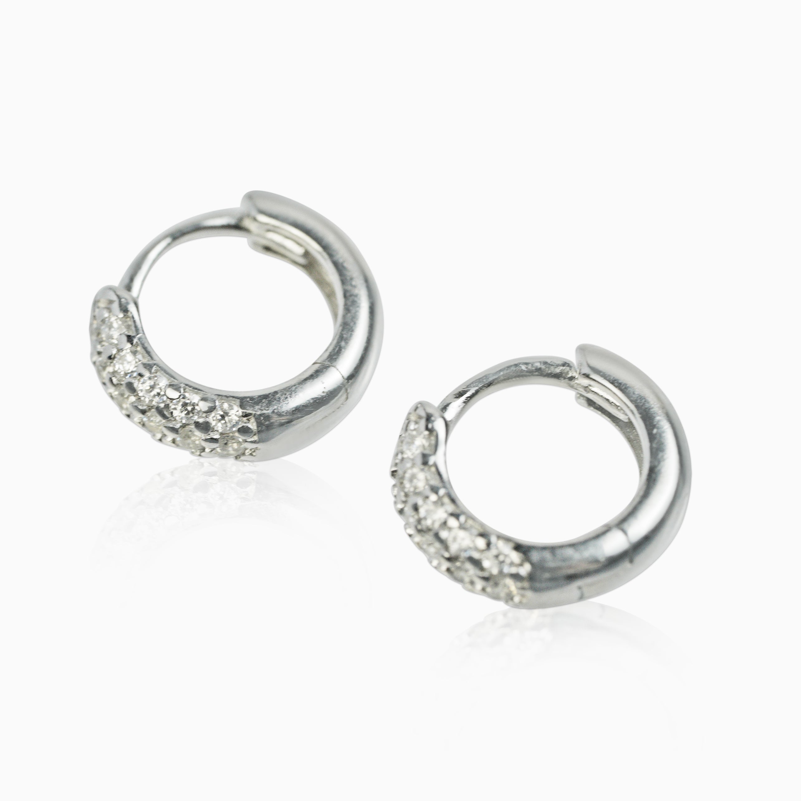Pendientes Aros Ice Plata 925