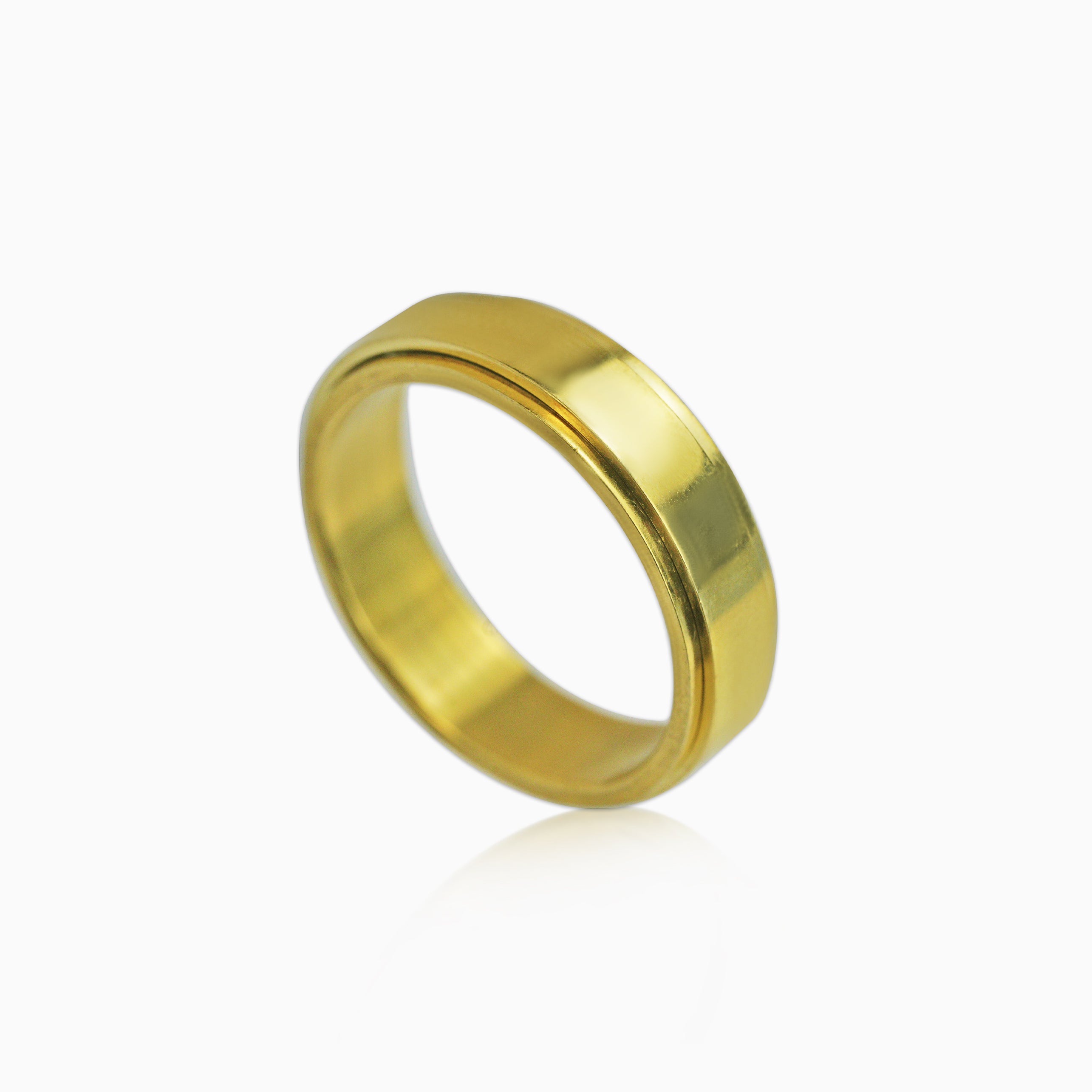 Anillo Rotable Basico Oro 18K