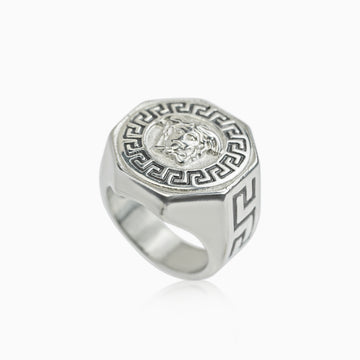 Anillo Medusa Oro Blanco de Ice Baby