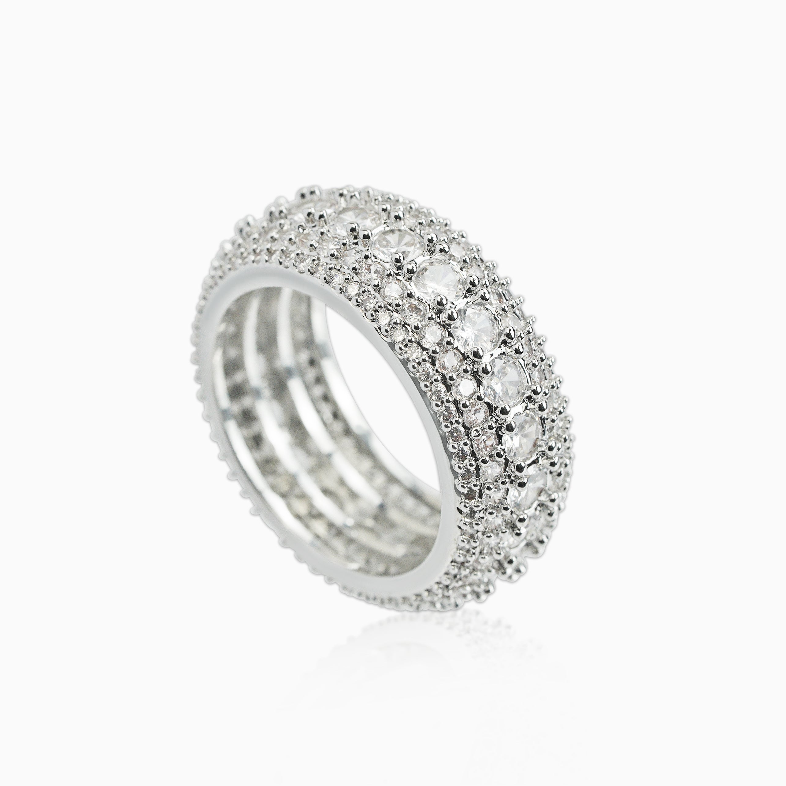 Anillo Iceyy Oro Blanco