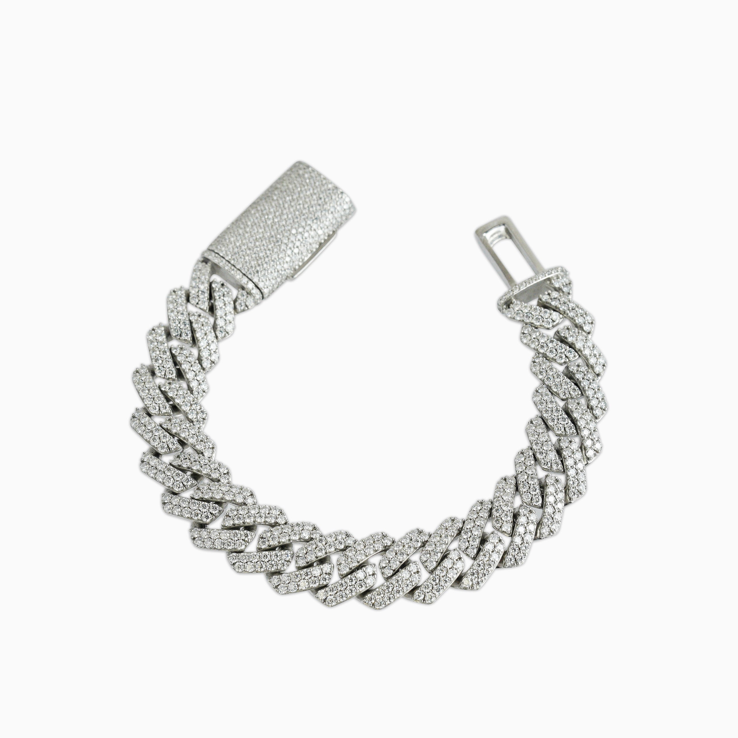 Cuban Prong VVS 14mm Bracelet