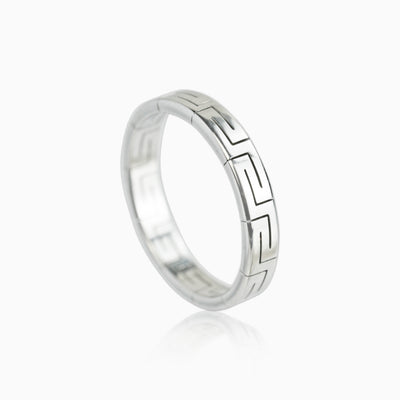 Anillo Barroco Oro Blanco