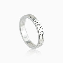 Anillo Barroco Oro Blanco