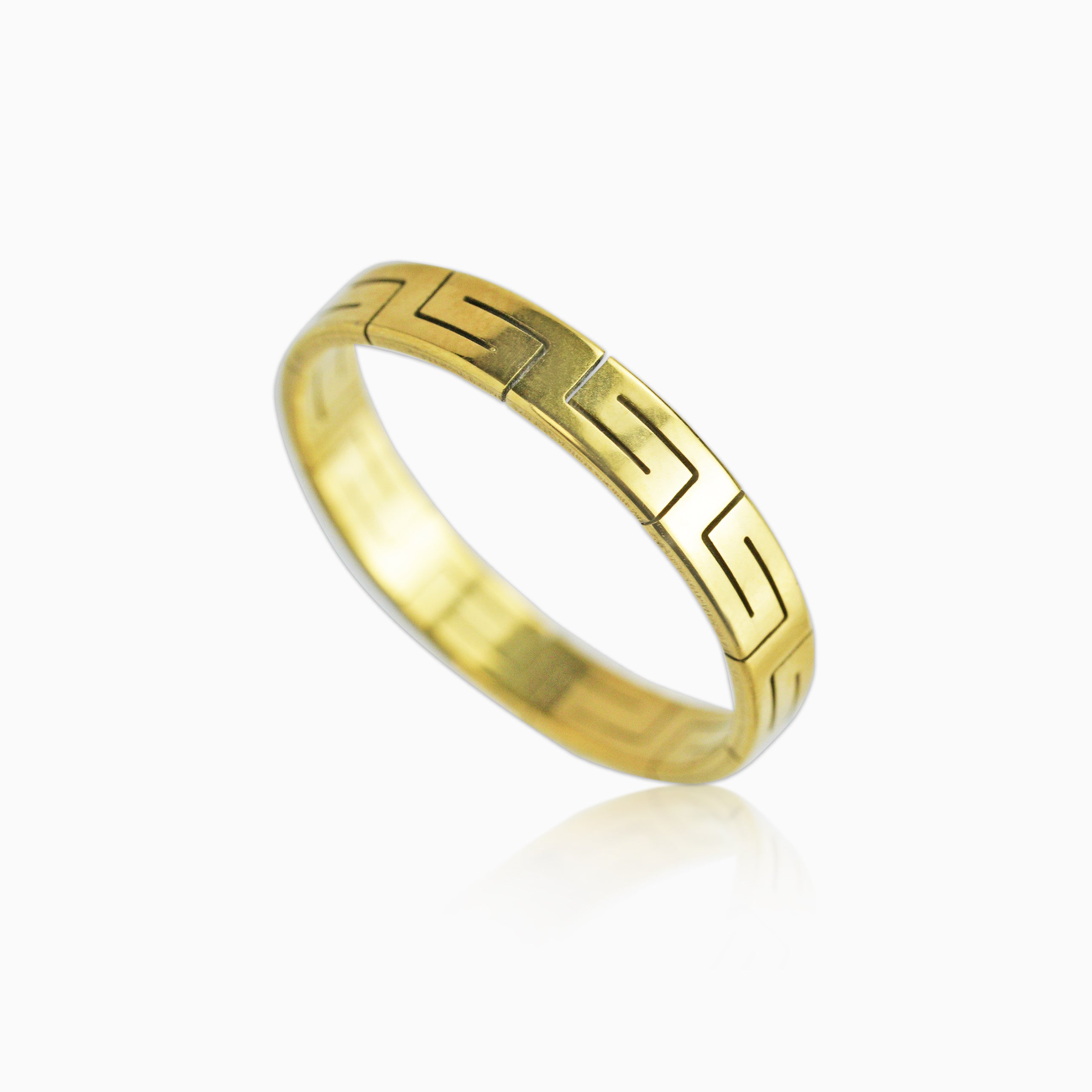 18K Gold Baroque Ring