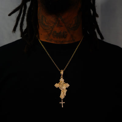 Colgante Ice Cross Oro 18K