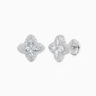 Pendientes Trebol Ice Plata 925