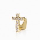Iced Cross Gap Grillz – 18K Gold by Ice Baby