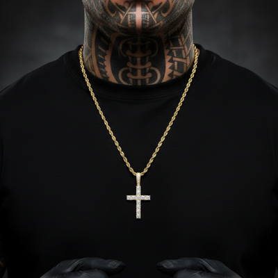 Colgante Cruz Oro 18K