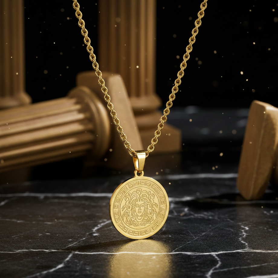 Colgante Medusa Prestigio Oro 18K