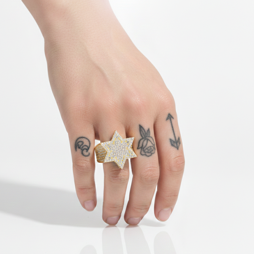 Iceystar 18K Gold Ring